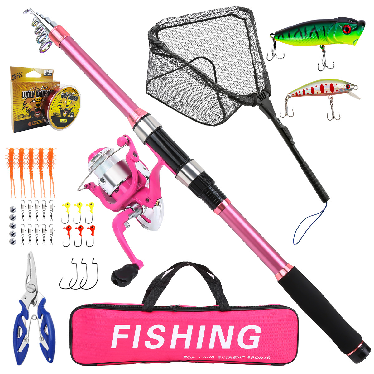 Fishing Line Spooler - Set Peralatan Pancing Lengkap Dengan Joran