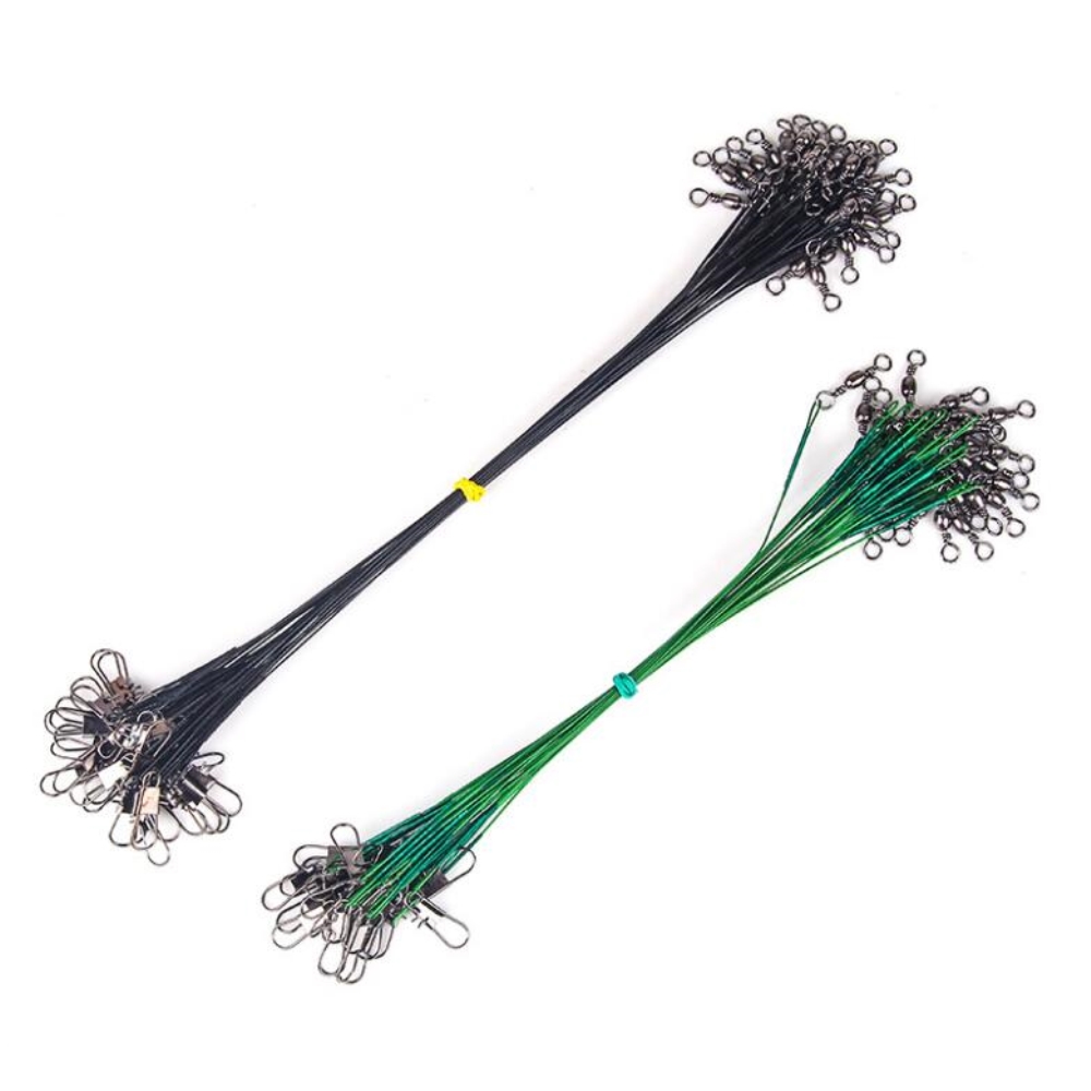 Leader Line - 10 Pcs/lot Anti Gigitan Steel Memancing