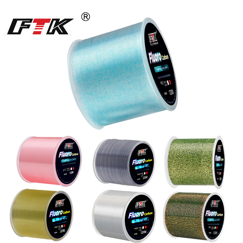 Fluorocarbon Line - FTK 120M Senar Pancing Tak Terlihat