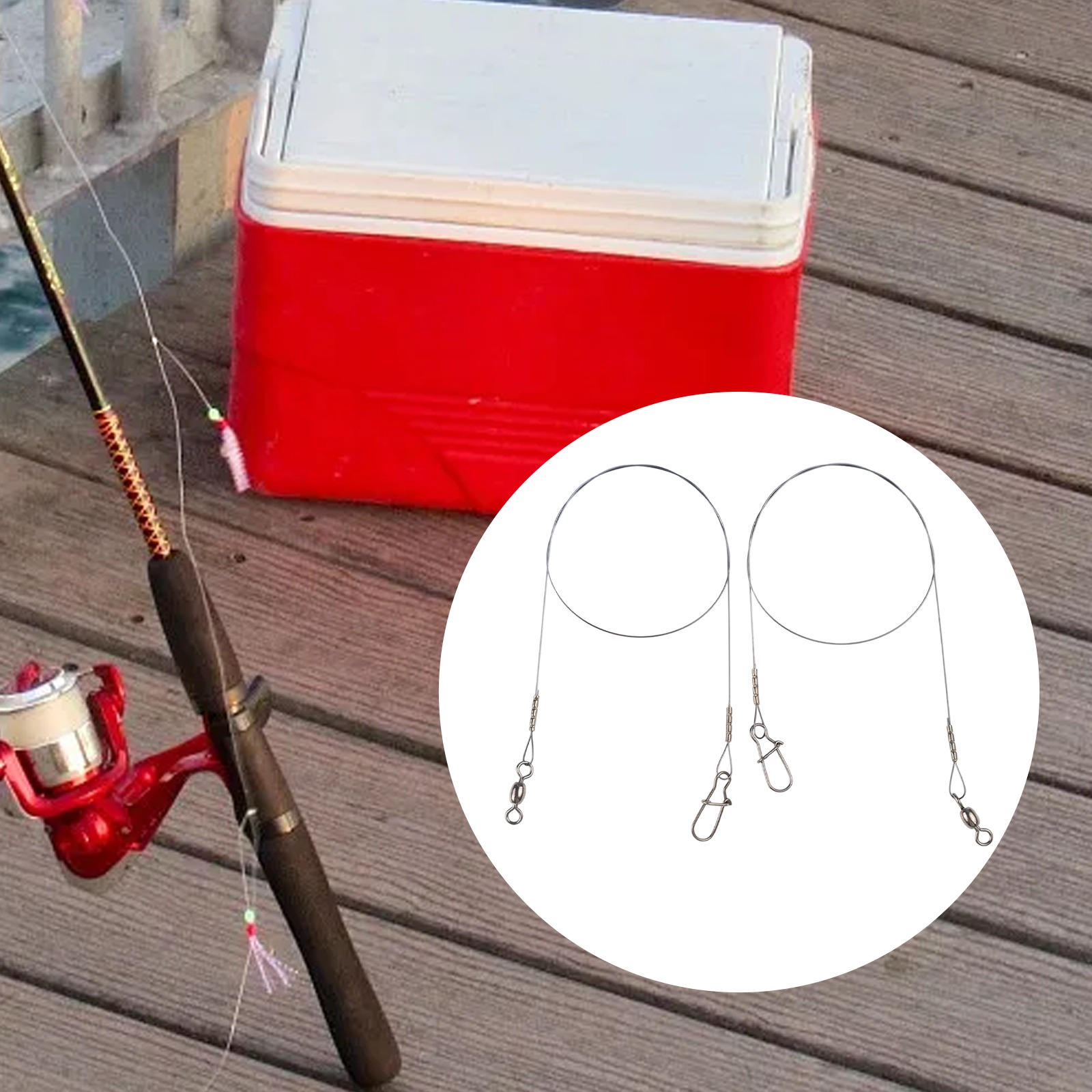 Fishing Line Winder - 2 Buah Senar Pancing Titanium dengan