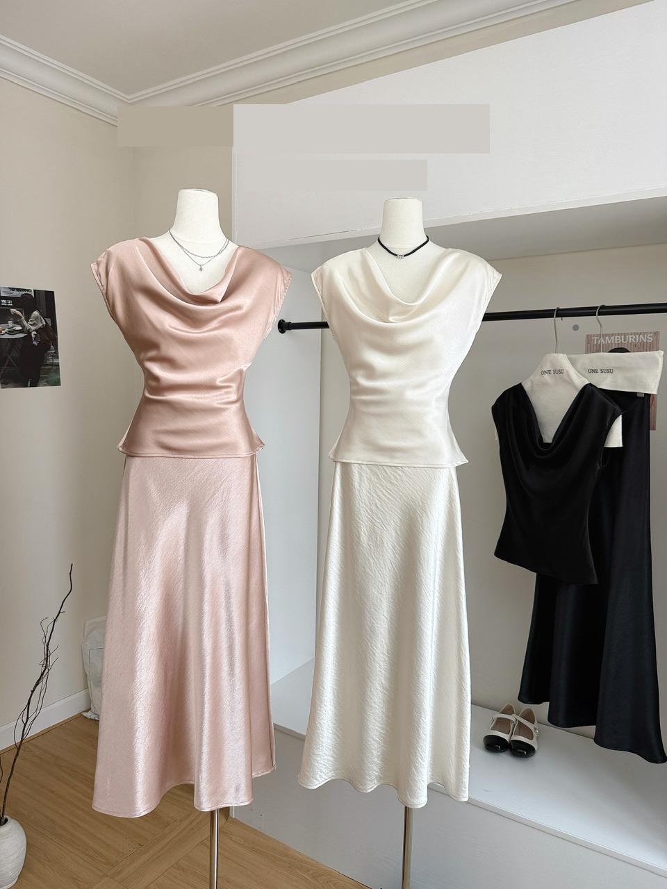 Fly Line - Set Rok Dua Potong Elegan Wanita
