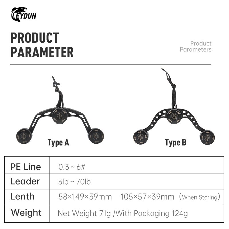 LEYDUN alat pancing GT FG PR K - Fishing Line Winder ulasan dan harga