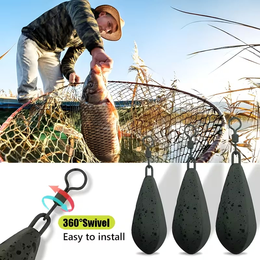 4-Pak Pemberat Pancing Ikan Ma - Leader Line ulasan dan harga