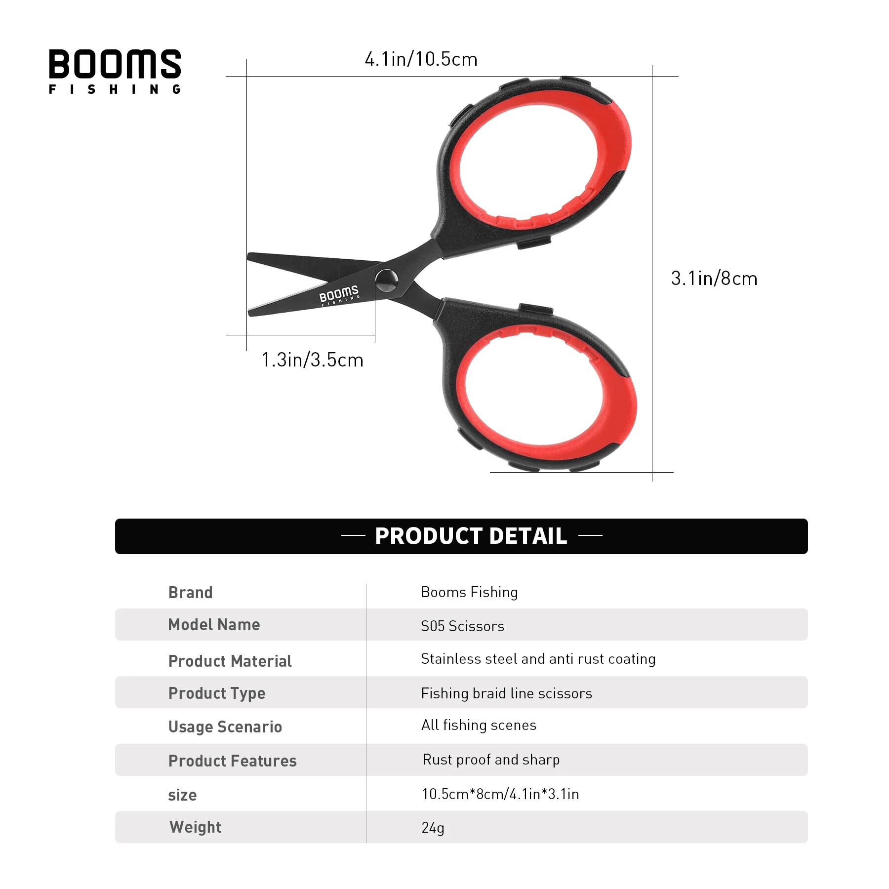 Booms memancing S05 kawat kepa - Fishing Line Cutter ulasan dan harga