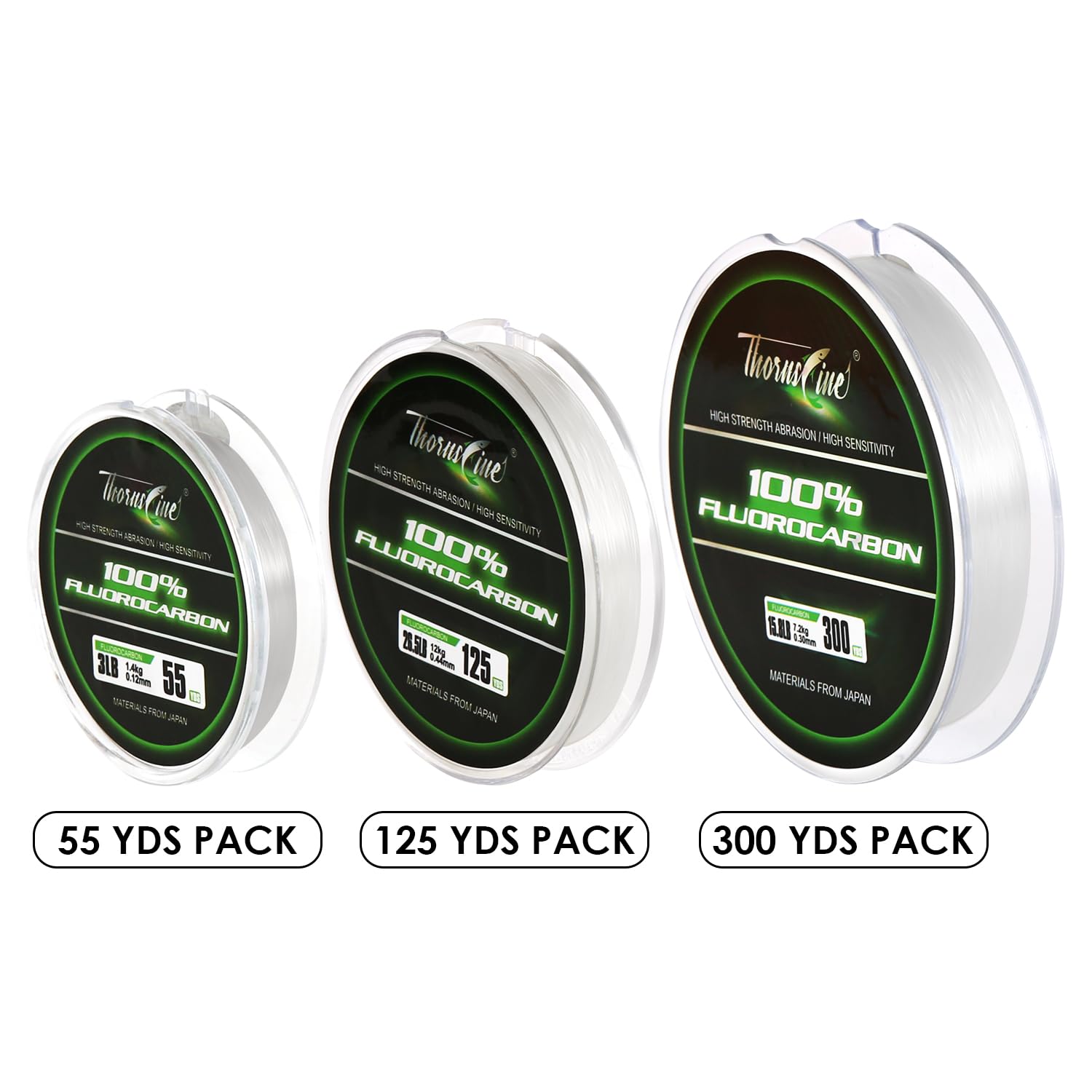 ThornsLine 100% Senar Pancing  - Fluorocarbon Line ulasan dan harga