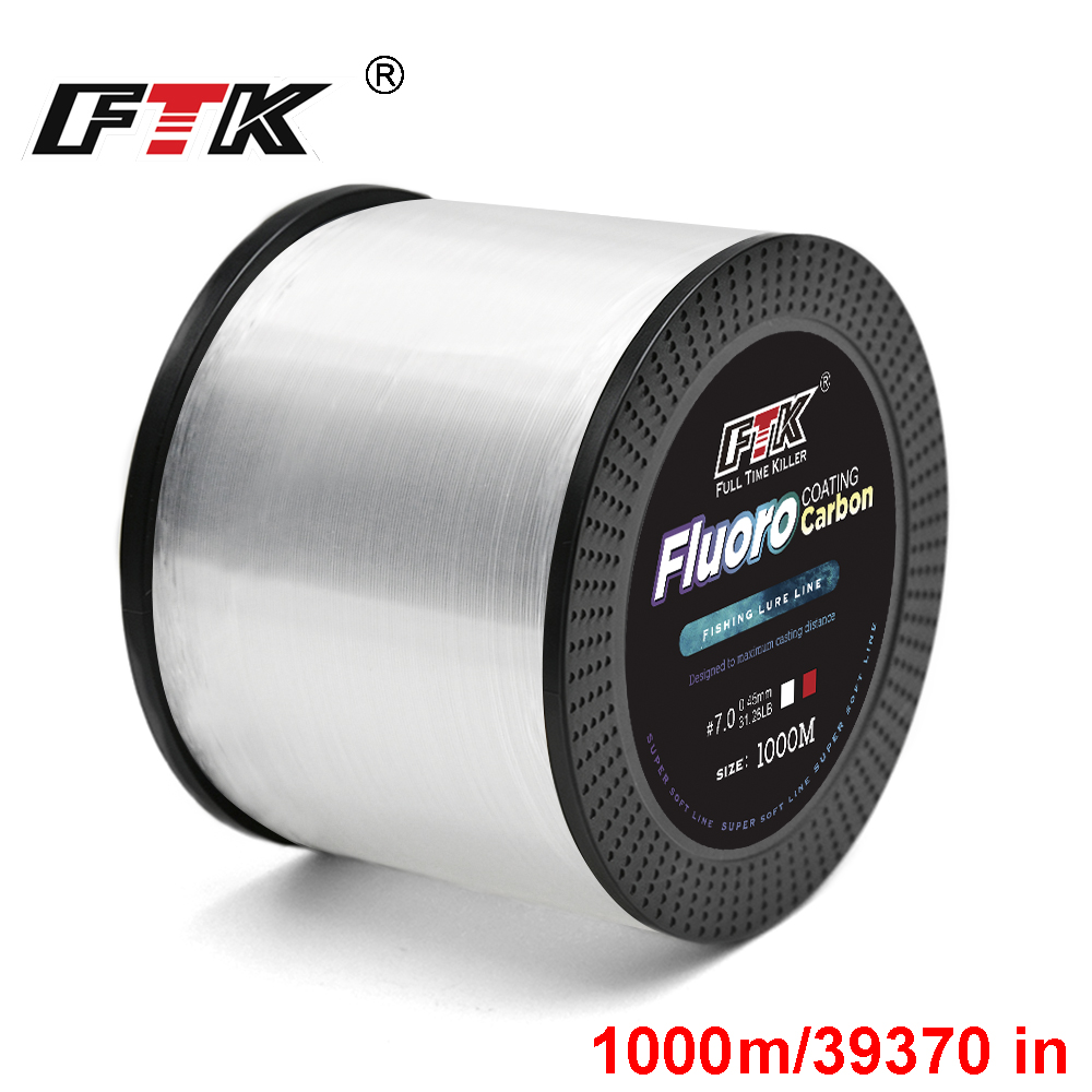 Senar Pancing Nylon FTK 1000M  - Fluorocarbon Line ulasan dan harga