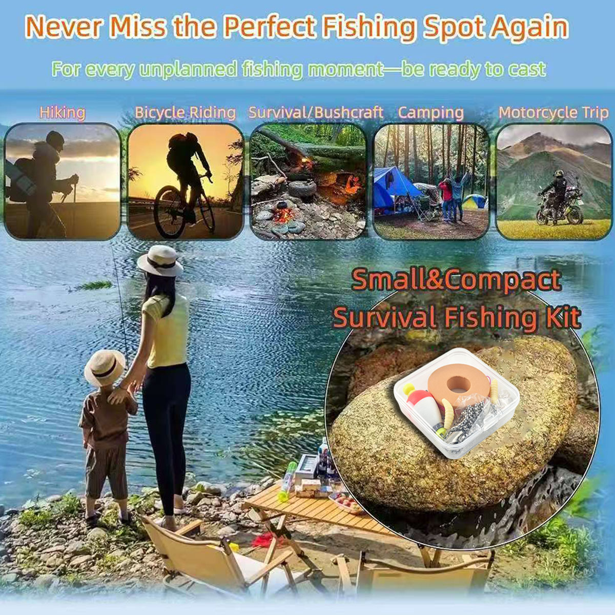 Set Peralatan Memancing Darura - Fishing Line Box ulasan dan harga