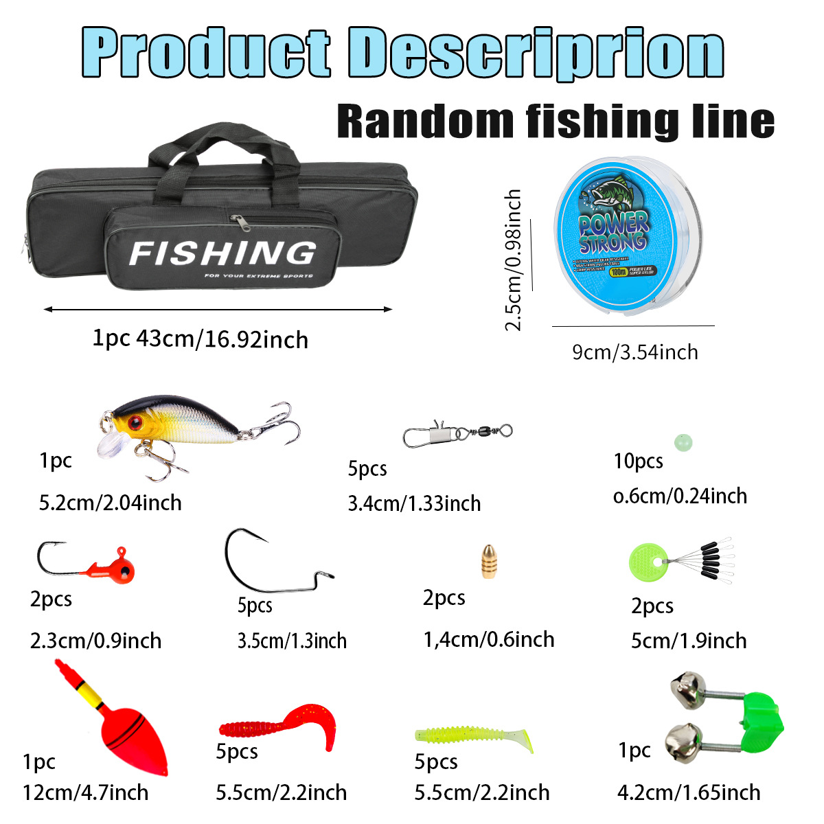 Set Peralatan Pancing Teleskop - Fishing Line Box ulasan dan harga